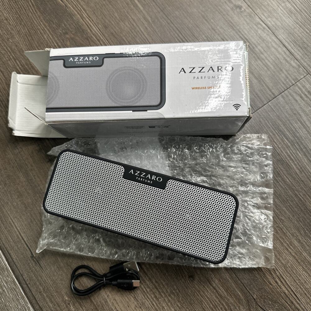 AZZARO Parfums Portable Wireless Speaker New Sealed Free Shipping